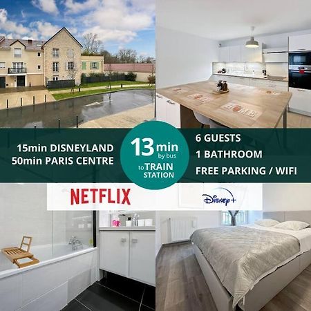 Le Cosy Villeneuve - Appartement Cosy Pour 6 A Disneyland Paris 외부 사진